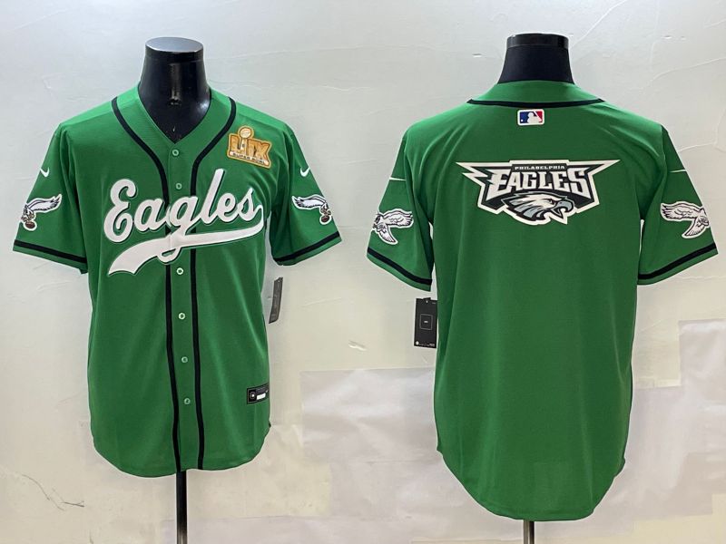 Men Philadelphia Eagles Blank Green three generations Jointly Name 2025 Nike Limited NFL Jersey style 21->philadelphia eagles->NFL Jersey